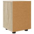 vidaXL Nočný stolík Sonoma dub 30,5 x 30 x 43 cm Kompozitné drevo