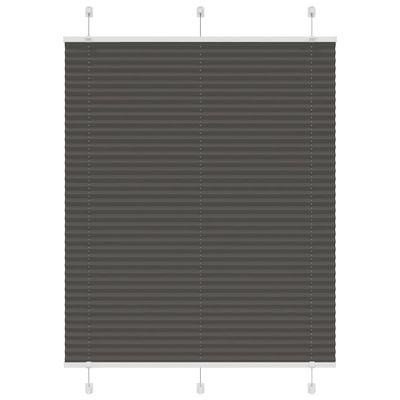 vidaXL plisovaná roleta čierna 110x150 cm Šírka látky 109,4 cm