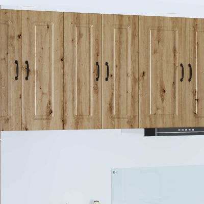 vidaXL Dvierka na umývačku Kalmar 2 pcs Remeselný dub 30 x 31 x 80 cm