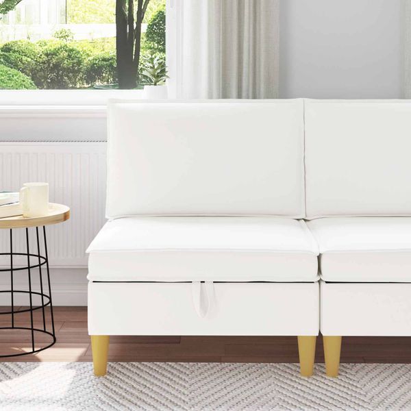 vidaXL Sofa s úložným priestorom Látka