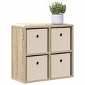 vidaXL Servírovacia skriňa Sonoma dub 49,5 x 22 x 47 cm