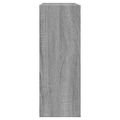 vidaXL Botník sivý dub sonoma 60x21x57 cm spracované drevo