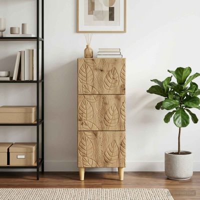 vidaXL Zásuvkový kabinet 33 x 34,5 x 90 cm Kompozitné drevo
