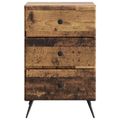 vidaXL Nočný stolík Staré drevo 43 x 41 x 66,5 cm Kompozitné drevo