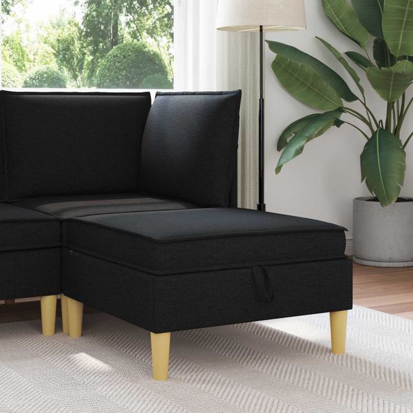 vidaXL Sofa s úložným priestorom Látka