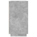 vidaXL Komoda betónová sivá 80x34x75 cm kompozitné drevo