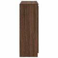 vidaXL Komoda so zásuvkami, hnedý dub 100,5x35x98,5cm kompozitné drevo