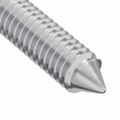 vidaXL Skrutka 1600 ks Strieborná M6 x 60 mm Oceľ