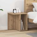 vidaXL Koncový stôl 2 ks Remeselný dub 37 x 32 x 40 cm