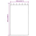 vidaXL Zatemňovacie závesy 2 ks Tmavosivá 140 x 245 cm Zamat