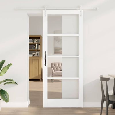 vidaXL Posuvné dvere ORKDAL Biela 86 x 211 cm
