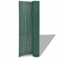 vidaXL Záhradný plot Zelená 150 x 500 cm PVC