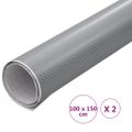 vidaXL Fólia na automobily 2 ks 4D strieborná 100x150 cm