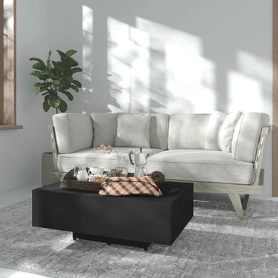 vidaXL Konferenčný stolík, čierny 85x55x31 cm, kompozitné drevo