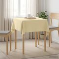 vidaXL Uterák na stôl 5 ks Krémovo biela 140 x 140 cm Polyester