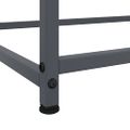 vidaXL Komoda antracitová 100,5x39x107 cm oceľ