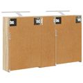 vidaXL Set kabinetov do kúpeľne 3 ks 106 x 16 x 62,5 cm