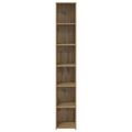 vidaXL Highboard Dub artisan 30 x 41 x 185 cm Kompozitné drevo