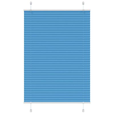 vidaXL plisovaná roleta modrá 100x150 cm Šírka látky 99,4 cm