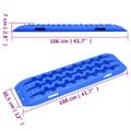 vidaXL Trakčné dosky 2 ks modré 106x30,5x7 cm nylon