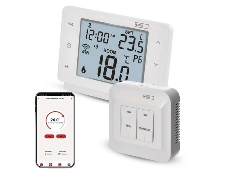 GoSmart termostat EMOS P56211 bezdrôtový WiFi Tuya