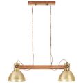 vidaXL Industriálna závesná lampa 25 W mosadzná 109 cm E27