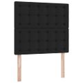 vidaXL Osmanský rám postele s matracom čierna 100x200 cm umelá koža