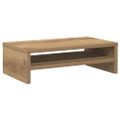 VidaXL Stojan na monitor Artisan Oak 42x24x13 cm Engineered Wood