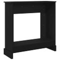 vidaXL Krb Surround Čierny dub 90x30x90 cm Konštruktérske drevo