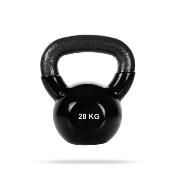 Kettlebell čierny - GymBeam, 28 kg