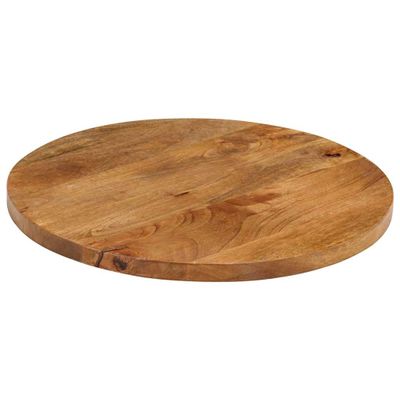 vidaXL Stolová doska Ø40x2,5 cm okrúhla masívny mangovník