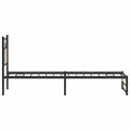 vidaXL Posteľný rám bez matraca dub sonoma 75x190 cm kompozitné drevo