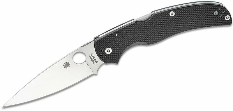 Spyderco C244GP Native Chief vreckový nôž 10,4 cm, Satin, čierna, G10
