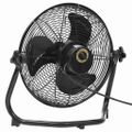 vidaXL Podlahový ventilátor, 3 rýchlosti 60 cm 115,2 W, čierny