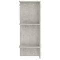 vidaXL Skrinka do chodby betónovo sivá 97,5x37x99 cm spracované drevo