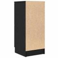 vidaXL Servírovacia skriňa 2 ks Čierny dub 30 x 30 x 70 cm