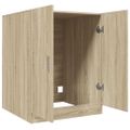 vidaXL Skrinka na práčku dub sonoma 70,5x71,5x91,5 cm