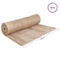 vidaXL Jutový rol Prírodná 50 x 5000 cm