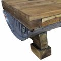 vidaXL Konferenčný stolík, zmes recyklovaného dreva 90x50x35 cm
