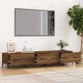 vidaXL TV skrinka hnedý dub 150x34,5x30 cm spracované drevo
