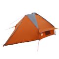 vidaXL Teepee stan pre 8 osôb 8 osoba Šedá a oranžová