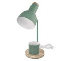 Stolná lampa POPPY na žiarovku E27, zelená