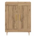 vidaXL Servírovacia skriňa Remeselný dub 69,5 x 34 x 90 cm