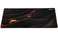 AROZZI ZONA Mousepad XL Black-Gold/ XL podložka na stůl/ 900x420x4 mm/ voděodolná Podložka pod myš, 900×420×4mm, mikrovlákno, protiskluzová guma, vodeodolná, cerno-zlatá