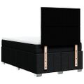 vidaXL Boxspring posteľ s matracom čierna 120x190 cm látka