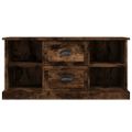 vidaXL TV skrinka dymový dub 99,5x35,5x48 cm kompozitné drevo