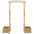 vidaXL Záhradný oblúk Prírodná 177 x 40 x 205 cm Bambus
