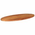 vidaXL Stolová doska 100x50x2,5 cm oválna masívna akácia