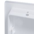 vidaXL Prístupové dosky 2 ks Biela 15 x 23 cm ABS plast