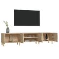vidaXL TV skrinka, dub sonoma, 180x31,5x40 cm, imitácia dreva